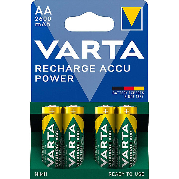 VARTA Recharge Accu Power AA 1,2V/2600mAh/NiMH 5716 Bli.4